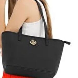 Michael Kors Jet Set Black Tote Purse Shoulder Bag